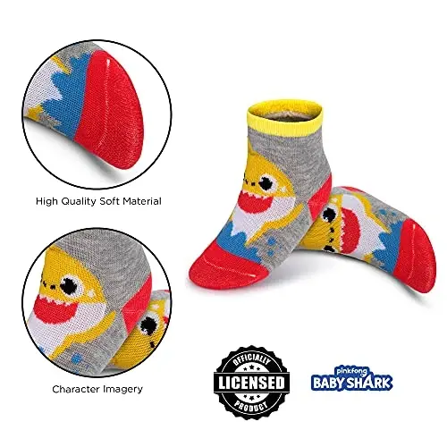 ABG Accessories Girls & Boys Minnie, Mickey Mouse, Baby Shark, Justice League 10-Pack Infant Sock 0-24 Months - 4