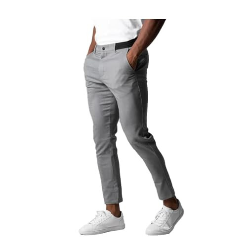 AboveSun Bizgent Pants, Bizgent Active Chinos Pants for Men, Active Chinos Pants, Elasticity Slim Fit Pants Pants for Men - 1