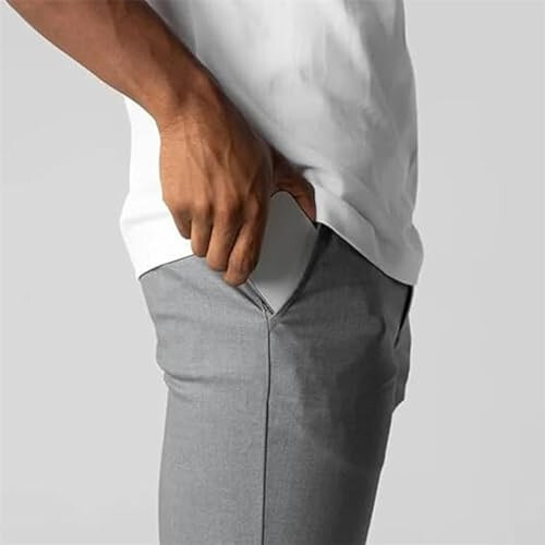 AboveSun Bizgent Pants, Bizgent Active Chinos Pants for Men, Active Chinos Pants, Elasticity Slim Fit Pants Pants for Men - 5