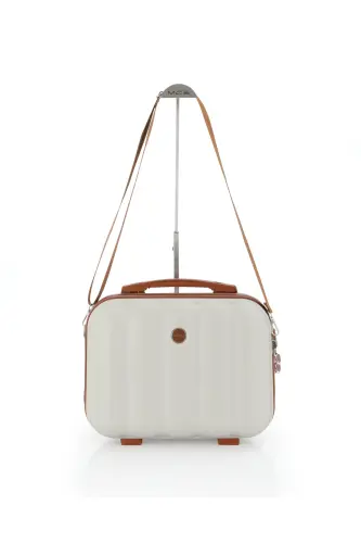 Abs Makeup Bag V305-M-BONE/BROWN 