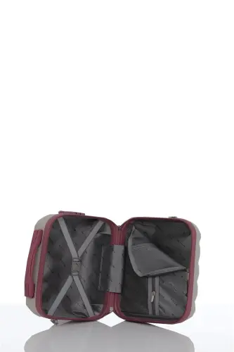 Abs Makeup Bag V305-m-BONE/DARK POWDER - 4