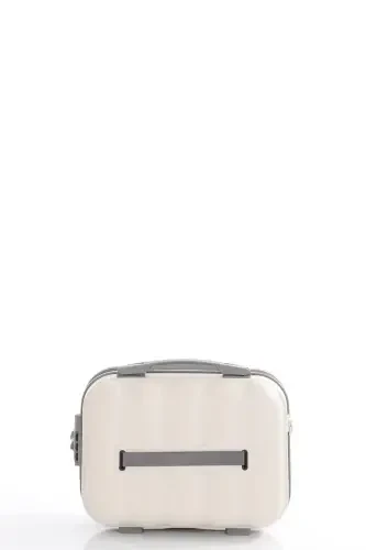 Abs Makeup Bag V305-m-BONE/GRAY - 3