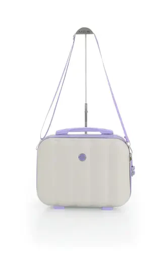 Abs Makeup Bag V305-M-BONE/LILAC - 1