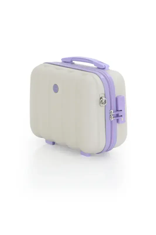 Abs Makeup Bag V305-M-BONE/LILAC - 2