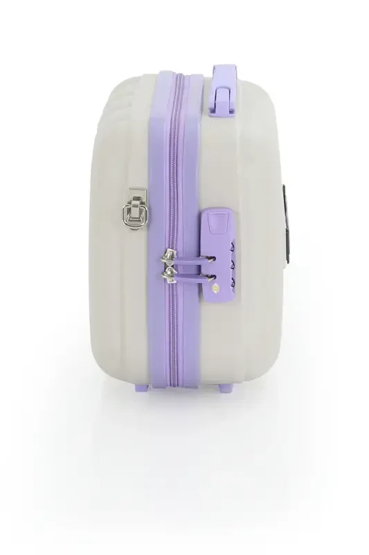 Abs Makeup Bag V305-M-BONE/LILAC - 3