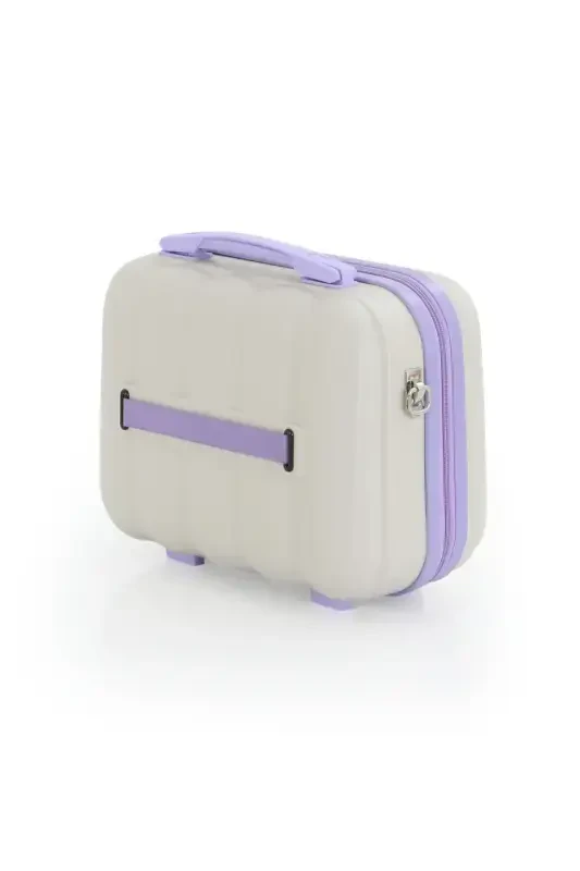 Abs Makeup Bag V305-M-BONE/LILAC - 4