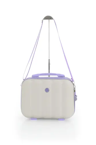Abs Makeup Bag V305-M-BONE/LILAC 