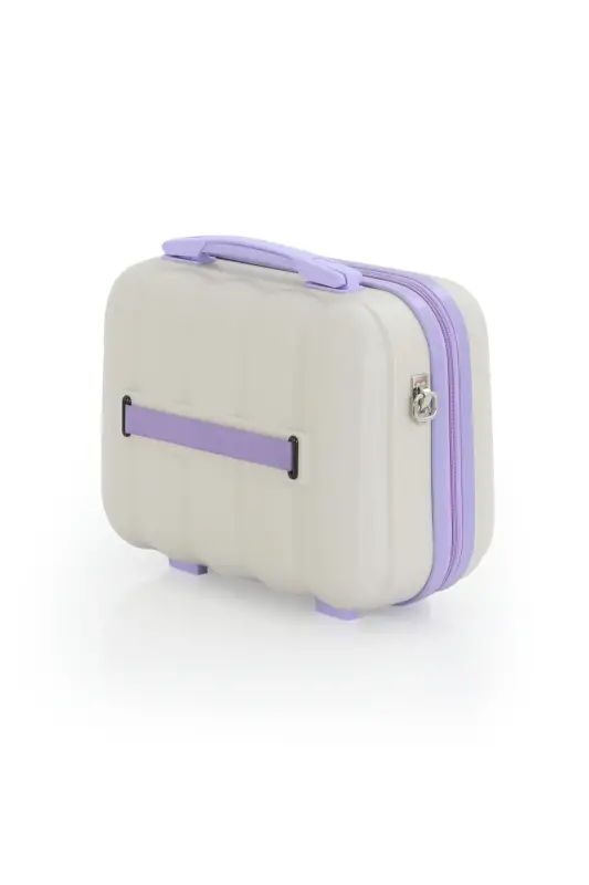 Abs Makeup Bag V305-M-BONE/LILAC - 4