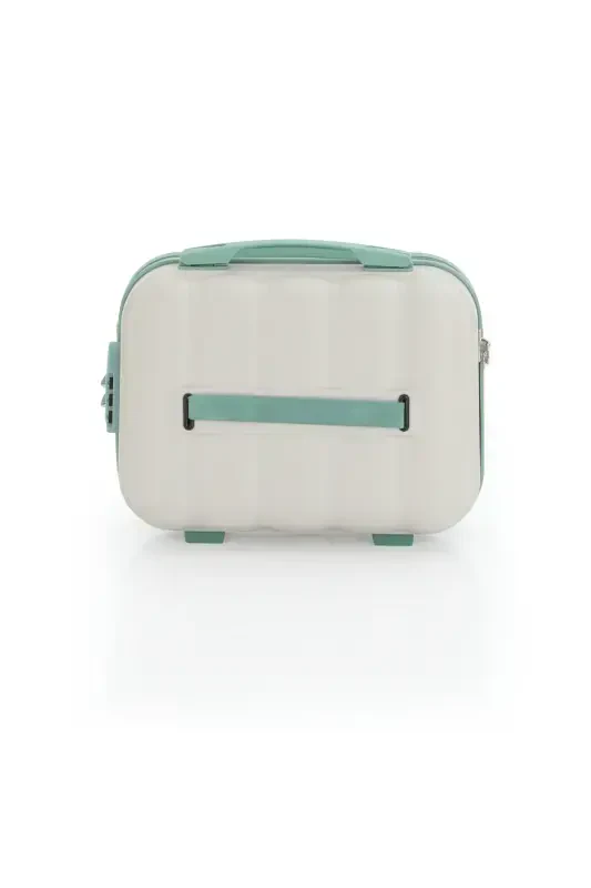 Abs Makeup Bag V305-M-BONE/WATERY GREEN - 5