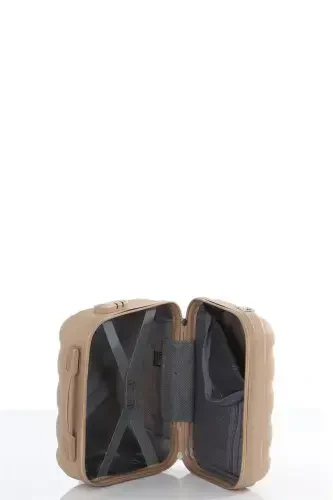 Abs Makeup Bag V305-m-CHAMPAGNE - 4