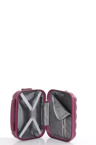Abs Makeup Bag V305-m-PLUM - 4