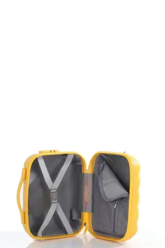 Abs Makeup Bag V305-m-YELLOW - 4