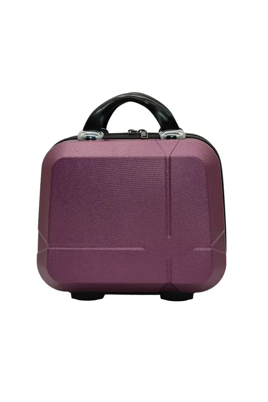 Abs Makyaj Çantası Seyahat Tipi Kozmetik Kutusu & El Valizi-MÜRDÜM - 2