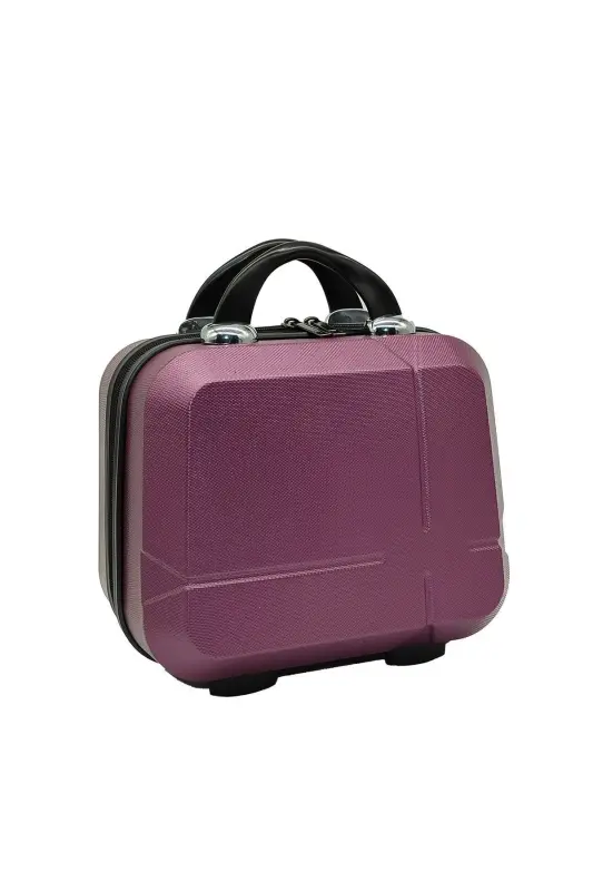 Abs Makyaj Çantası Seyahat Tipi Kozmetik Kutusu & El Valizi-MÜRDÜM - 3