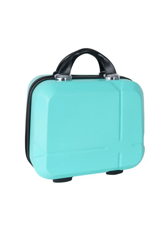 Abs Makyaj Çantası Seyahat Tipi Kozmetik Kutusu & El Valizi-Su Yeşili - RELIANCE