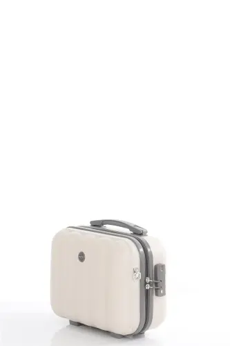 Abs Makyaj Çantası V305-m-KEMİK/GRİ - MÇS (1)