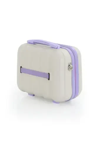 Abs Makyaj Çantası V305-M-KEMİK/LİLA - 4