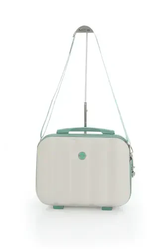Abs Makyaj Çantası V305-M-KEMİK/SUYEŞİLİ - 1