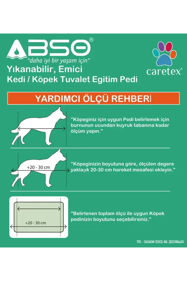 Abso 4 Katlı Yıkanabilir Emici Köpek Pedi Bordo Pati Baskılı ( 100x100 Cm.) - 10