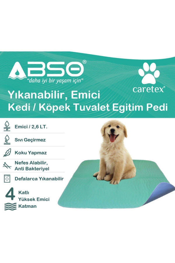 Abso Yıkanabilir Emici Köpek Pedi (2'li Set) (75 X 85 Cm.) - 4