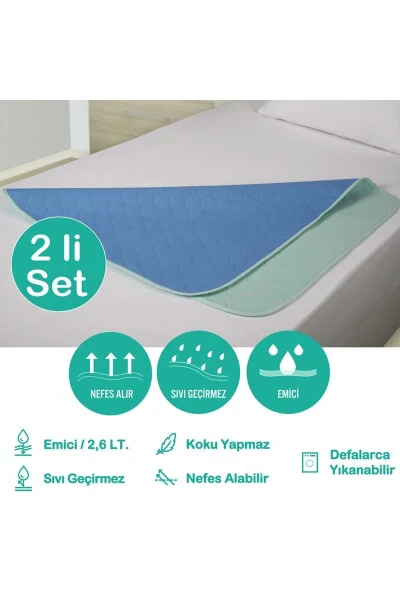 Abso Yıkanabilir Emici Köpek Pedi (2 Lİ SET) ( 75 X 85 Cm. ) - Modazone (1)