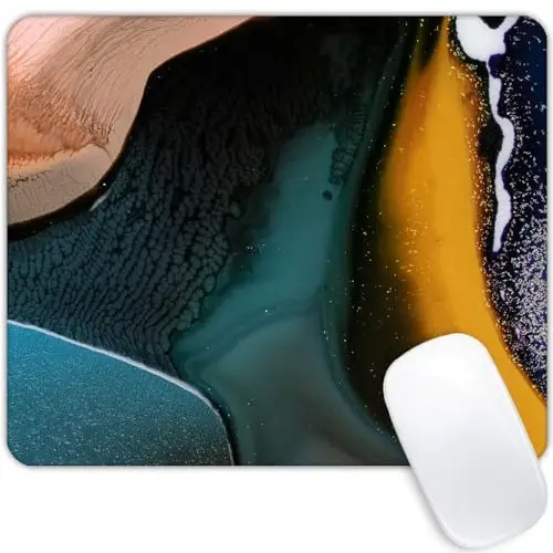 Abstract Marbling Mouse pad Customized Mousepad Non-Slip Rubber Base Mouse Pads for Computers Laptop Office Desk Accessories Mouse pad - 1