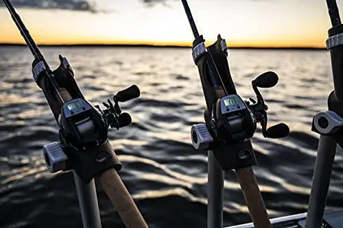 Abu Garcia Max Raqamli Simi Sanashtiruvchi Past Profil Baitcast Makarasi, O'lcham LP (1498727), Uglerod Tolali Yulduz Tormozi, Maksimal 20lb | 9.0kg, Chidamli, Yengil va Kuchli, Qora - 5