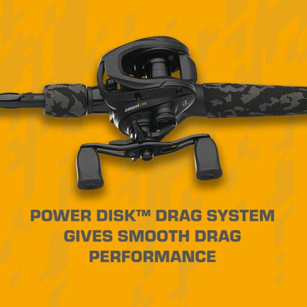 Abu Garcia Jordan Lee Baitcast Fishing Combo, 7' Medium Heavy Rod, Left Handed Reel- - 6