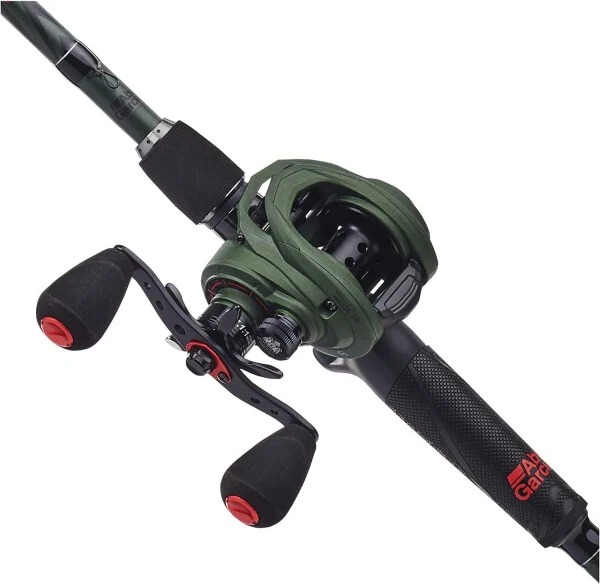Abu Garcia Zata Baitcast Combo 7' LP, Right/Left Reel Hand Position- - ABU GARCIA