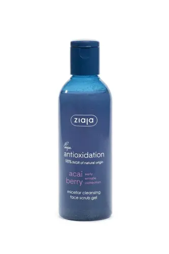 Acai mevasining ekstrakti bilan mikellar yuzni tozalash uchun skrab jeli 200 ml - 1