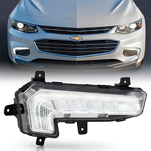 ACANII - 2016-2018 yillar uchun Chevrolet Malibu Oldingi Bamper LED DRL Kunduzgi Yurish Chiroqlari Haydash Chiroqlarini almashtirish Yo'lovchi tomoni - 1