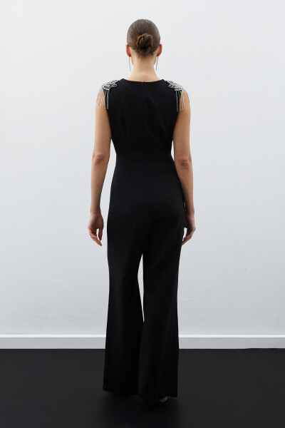 Accessorized Jumpsuit - BLACK - 7