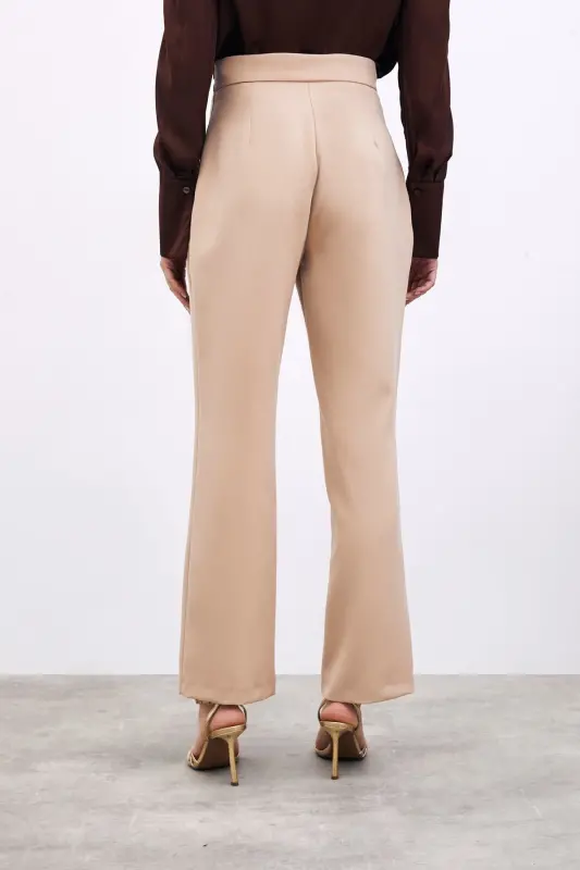 Accessory Detailed Pants - Camel-CAMEL - 4