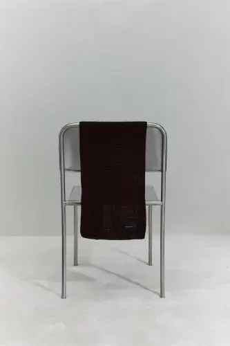 Achchiq qahva tekis o'rilgan trikotaj sharf - Achchiq qahva - 3