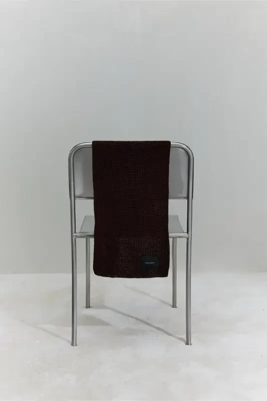 Achchiq qahva tekis o'rilgan trikotaj sharf - Achchiq qahva - 3