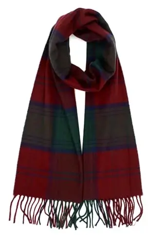 Achillea CasModazoneere Feel Tartan Plaid Scarf - Classic Winter Scarf for Men & Women, Scottish Heritage Holiday Gift - ACHILLEA (1)