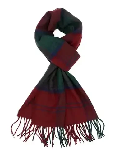 Achillea CasModazoneere Feel Tartan Plaid Scarf - Classic Winter Scarf for Men & Women, Scottish Heritage Holiday Gift - 1
