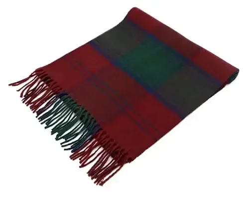 Achillea CasModazoneere Feel Tartan Plaid Scarf - Classic Winter Scarf for Men & Women, Scottish Heritage Holiday Gift - 6