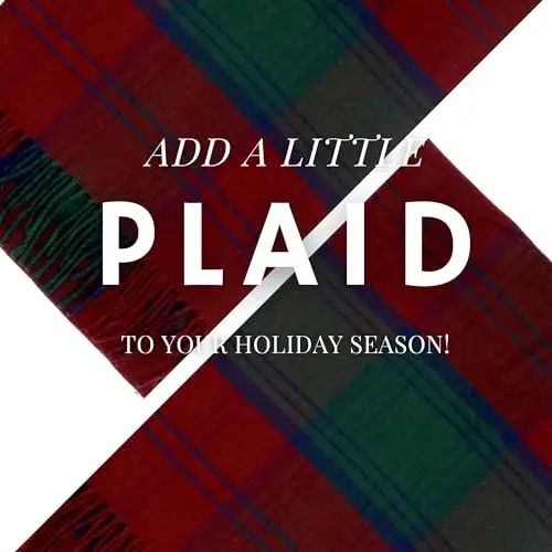 Achillea CasModazoneere Feel Tartan Plaid Scarf - Classic Winter Scarf for Men & Women, Scottish Heritage Holiday Gift - 3