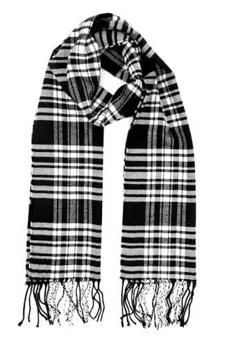 Achillea CasModazoneere Feel Tartan Plaid Scarf - Classic Winter Scarf for Men & Women, Scottish Heritage Holiday Gift - 1