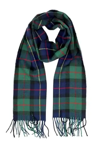 Achillea CasModazoneere Feel Tartan Plaid Scarf - Classic Winter Scarf for Men & Women, Scottish Heritage Holiday Gift - 1