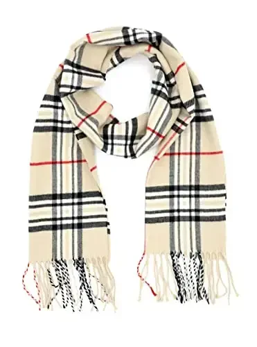 Achillea CasModazoneere Feel Tartan Plaid Scarf - Classic Winter Scarf for Men & Women, Scottish Heritage Holiday Gift - ACHILLEA