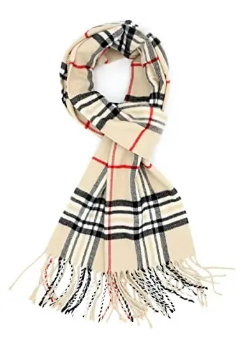 Achillea CasModazoneere Feel Tartan Plaid Scarf - Classic Winter Scarf for Men & Women, Scottish Heritage Holiday Gift - ACHILLEA (1)