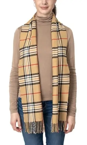 Achillea CasModazoneere Feel Tartan Plaid Scarf - Classic Winter Scarf for Men & Women, Scottish Heritage Holiday Gift - 4