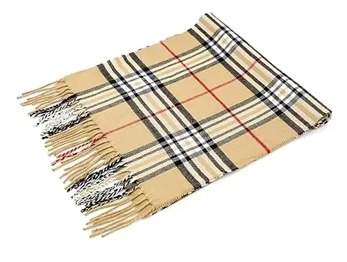 Achillea CasModazoneere Feel Tartan Plaid Scarf - Classic Winter Scarf for Men & Women, Scottish Heritage Holiday Gift - 5