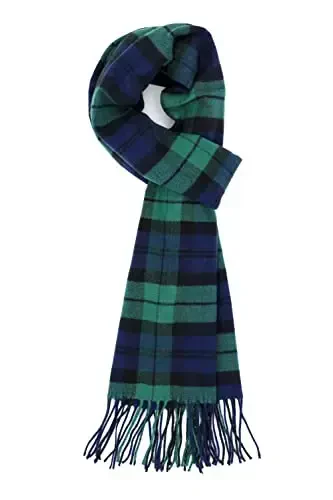 Achillea CasModazoneere Feel Tartan Plaid Scarf - Classic Winter Scarf for Men & Women, Scottish Heritage Holiday Gift - MODAZONE