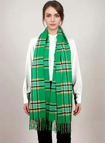 Achillea CasModazoneere Feel Tartan Plaid Scarf - Classic Winter Scarf for Men & Women, Scottish Heritage Holiday Gift - 7