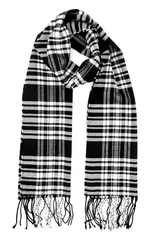 Achillea CasModazoneere Feel Tartan Plaid Scarf - Classic Winter Scarf for Men & Women, Scottish Heritage Holiday Gift - ACHILLEA