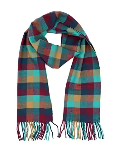 Achillea CasModazoneere Feel Tartan Plaid Scarf - Classic Winter Scarf for Men & Women, Scottish Heritage Holiday Gift - 1