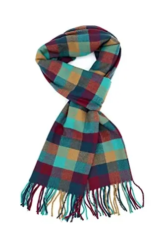 Achillea CasModazoneere Feel Tartan Plaid Scarf - Classic Winter Scarf for Men & Women, Scottish Heritage Holiday Gift - 5